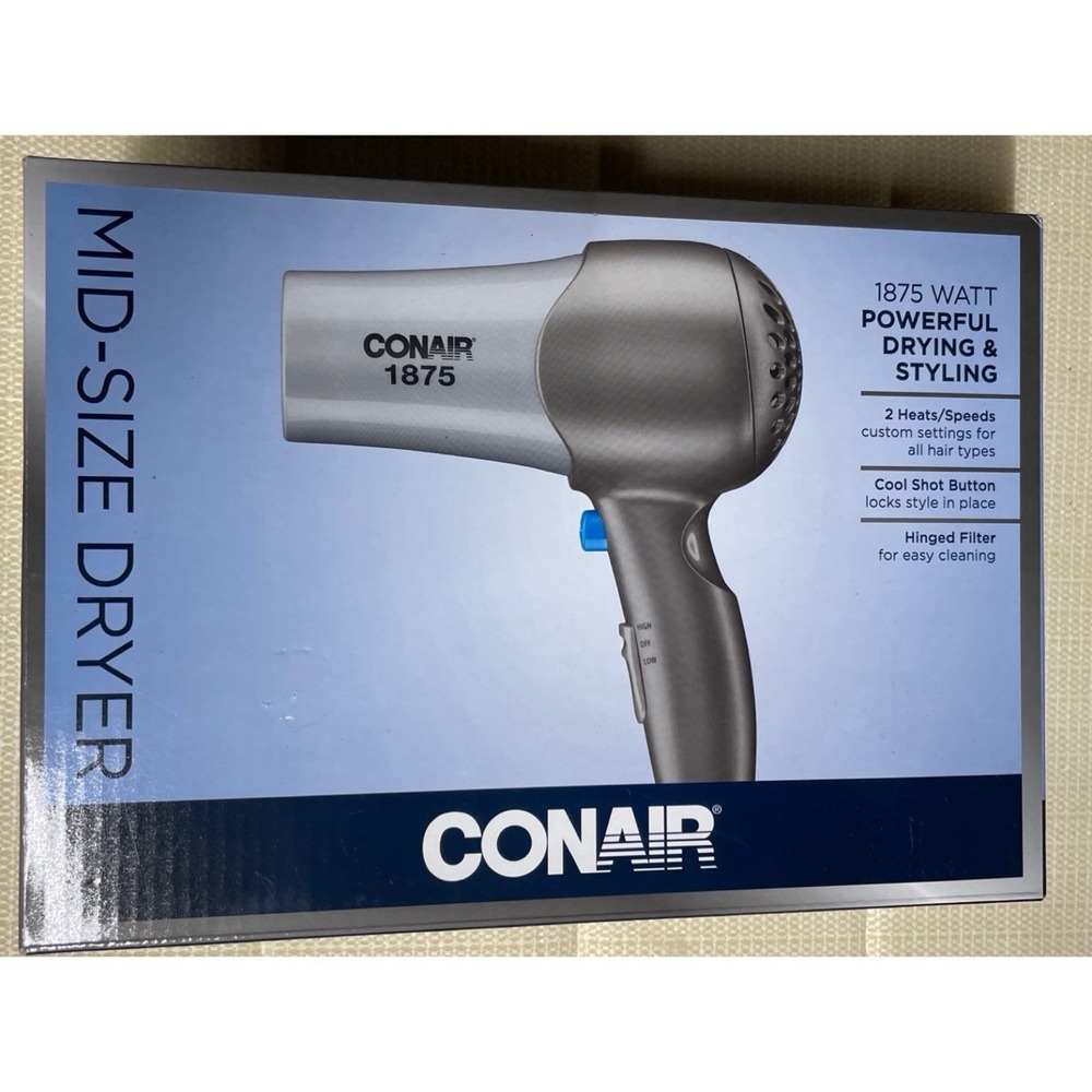 Conair Mid-Size Hair‎ Dryer, 1875 Watt